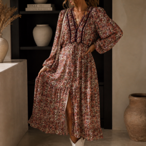 Wildflower Tiered Midi Dress